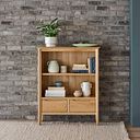 Copenhagen Natural Solid Oak Small Bookcase