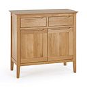 Copenhagen Natural Solid Oak Small Sideboard