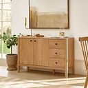 Corton Natural Oak Large Sideboard