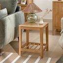 Corton Natural Oak Side Table