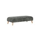Dalby Footstool in Platinum Fabric