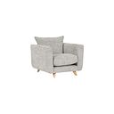 Dalby Armchair in Silver Fabric