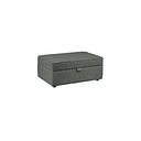 Dalby Storage Footstool in Platinum Fabric