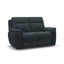 Dalton 2 Seater Electric Recliner Sofa in Dexter Shadow Fabric