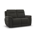 Dalton 2 Seater Electric Recliner Sofa in Storm Leather