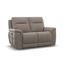 Dalton 2 Seater Electric Recliner Sofa with Power Headrests in Oyster Leather