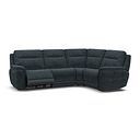 Dalton Left Hand Corner Electric Recliner Sofa in Dexter Shadow Fabric