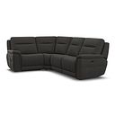 Dalton Right Hand Corner Electric Recliner Sofa with Power Headrests in Storm Leather