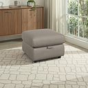 Dalton Storage Footstool in Bella Latte Fabric