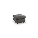 Dalton Storage Footstool in Elephant Grey Leather