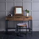 Detroit Solid Hardwood and Metal Dressing Table