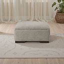 Dewsbury Storage Footstool in Milo Mink Fabric