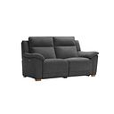 Dune 2 Seater Electric Recliner with Power Headrest Sofa in Amigo Coal Fabric