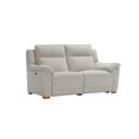 Dune 2 Seater Electric Recliner Sofa in Amigo Dove Fabric