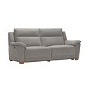 Dune 3 Seater Electric Recliner Sofa in Amigo Granite Fabric