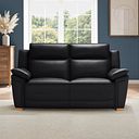 Dune 2 Seater Sofa in Midnight Leather
