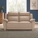 Dune 2 Seater Sofa in Pink Leather