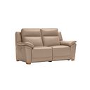 Dune 2 Seater Electric Recliner Sofa in Pink Leather