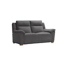 Dune 2 Seater Sofa in Sense Dark Grey Fabric