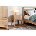 Durham Natural Oak 1 Drawer Bedside Table