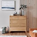 Durham Natural Oak 5 Drawer Chest