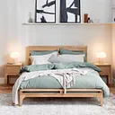 Durham Natural Oak Double Bed