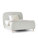 Durham Super King-Size Bed in Granada Cream Fabric