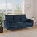 Dylan 3 Seater Sofa in Amigo Navy Fabric