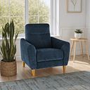 Dylan Armchair in Amigo Navy Fabric