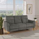 Dylan 3 Seater Sofa in Darwin Charcoal Fabric