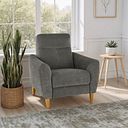 Dylan Armchair in Darwin Charcoal Fabric