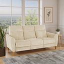 Dylan 3 Seater Sofa in Darwin Ivory Fabric