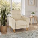 Dylan Armchair in Darwin Ivory Fabric