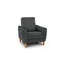 Dylan Electric Recliner Armchair in Darwin Charcoal Fabric
