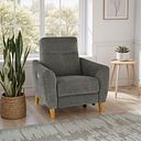 Dylan Electric Recliner Armchair in Darwin Charcoal Fabric