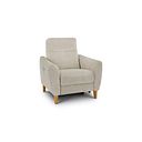 Dylan Electric Recliner Armchair in Darwin Ivory Fabric
