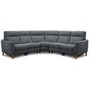 Dylan Large Corner Power Recliner Sofa in Amigo Coal Fabric