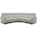 Dylan Large Corner Power Recliner Sofa in Amigo Dove Fabric