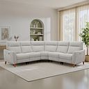 Dylan Large Corner Power Recliner Sofa in Amigo Dove Fabric