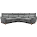 Dylan Large Corner Power Recliner Sofa in Amigo Granite Fabric
