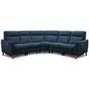 Dylan Large Corner Power Recliner Sofa in Amigo Navy Fabric