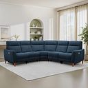 Dylan Large Corner Power Recliner Sofa in Amigo Navy Fabric
