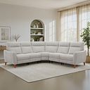 Dylan Large Corner Sofa in Amigo Dove Fabric