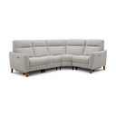 Dylan Left Hand Corner Power Recliner Sofa in Amigo Dove Fabric