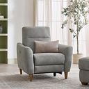 Dylan Armchair in Oxford Grey Fabric
