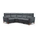Dylan Right Hand Corner Sofa in Amigo Coal Fabric