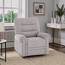 Eastbourne Armchair in Andaz Silver Fabric