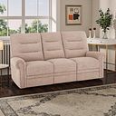 Eastbourne 3 Seater Sofa in Dorset Beige Fabric