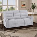 Eastbourne 3 Seater Sofa in Keswick Dove Fabric