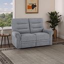 Eastbourne 2 Seater Sofa in Miller Grey Fabric